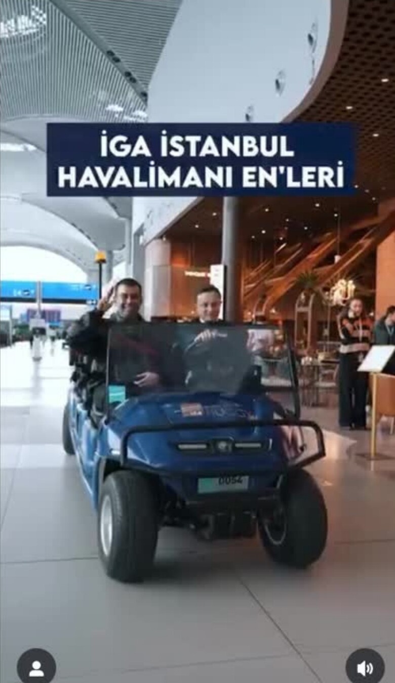 İGA İstanbul Havalimanı En'leri videosundan kare
