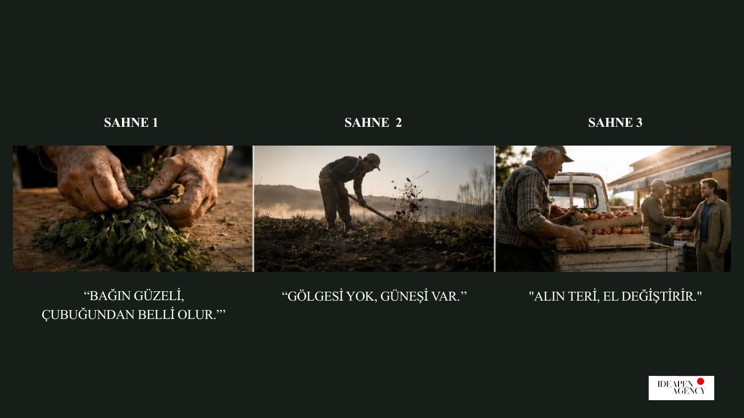 TV reklamı sahne 1-3