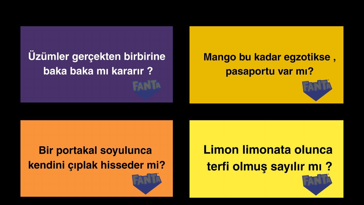 Fanta dijital banner soruları